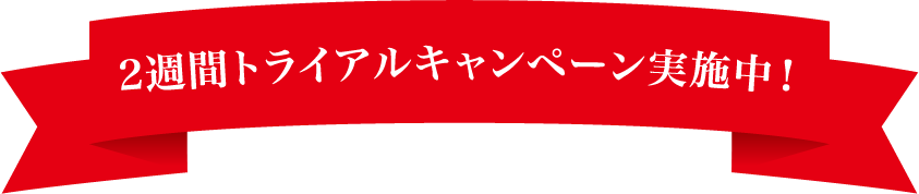 2週間トライアルキャンペーン実施中！